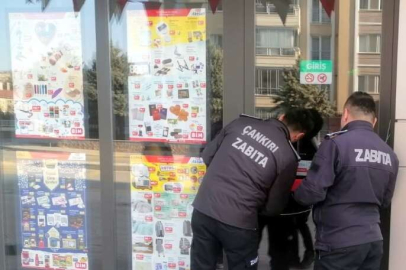 Çankırı zabıtasından zincir markete ceza