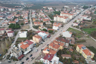 Manisa Gölmarmara'da Uğur Mumcu Caddesi'ne yakışan çalışma