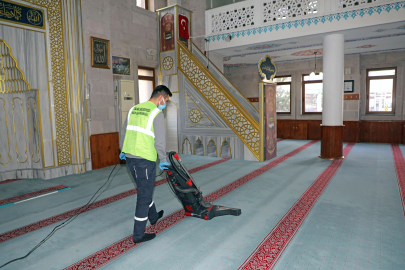 Kayseri Talas'ta temizlik çalışması