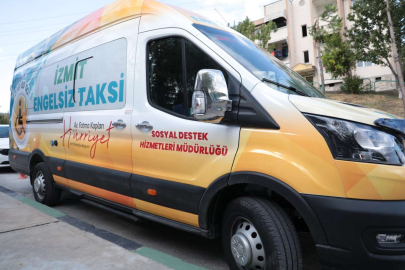 İzmit'te engelleri ortadan kaldıran 'taksi'