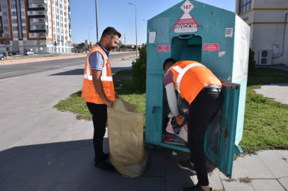 Kayseri Kocasinan 228 ton kıyafeti geri döndürdü