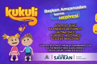 Nevşehirli çocuklara Kukuli sürprizi