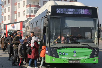 Kayseri Büyükşehir'den vatandaşlara ulaşım kolaylığı