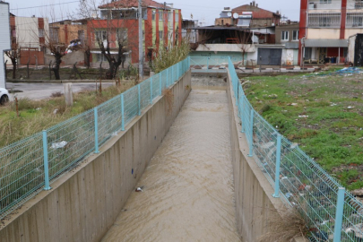 Manisa'da derelerdeki ıslahlar olası taşkınları önlüyor