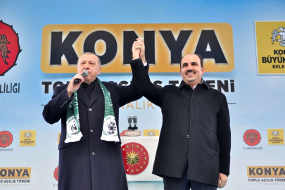 Konya'dan Erdoğan'a 'Mevlana' teşekkürü