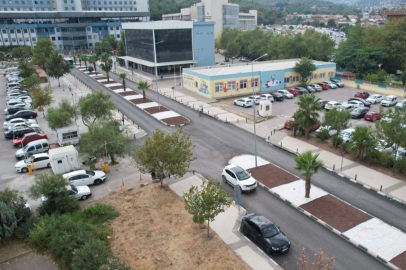 Manisa'da üniversite hastanesine peyzaj çalışması