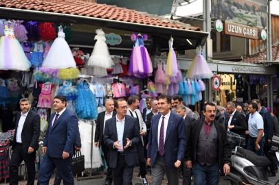 Bursa'da tarihi çarşılar Osmangazi ile hayat buldu