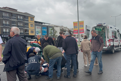 Düzce'de elektrikli bisiklet ile minibüs çarpıştı: 1 yaralı