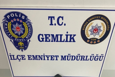 Bursa Gemlik'te polis kuş uçurtmadı