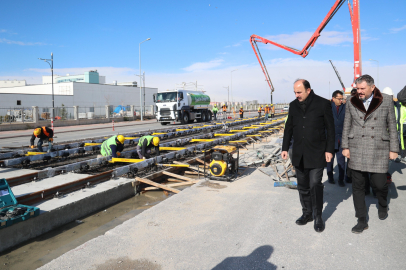 Başkan Altay Tramvay Hattı Projesi'ni yerinde inceledi