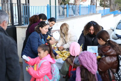 İzmir Güzelbahçe çocukların beslenmelerini zenginleştirdi