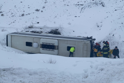 Erzincan'da otobüs faciası