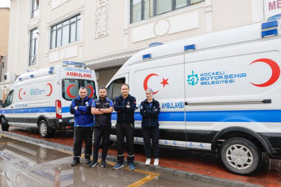 Kocaeli'nde 2024'te 48 bin kişiye "Hasta Nakil Ambulans"