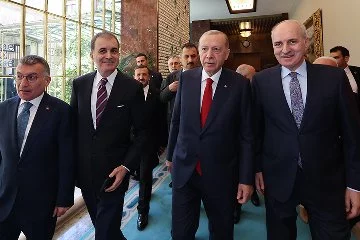 Erdoğan'dan Kurtulmuş'a ziyaret